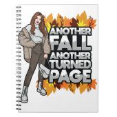 Ein weiterer Fall & Umdrehung Page Erntedank dankb Notizblock (Vorderseite)