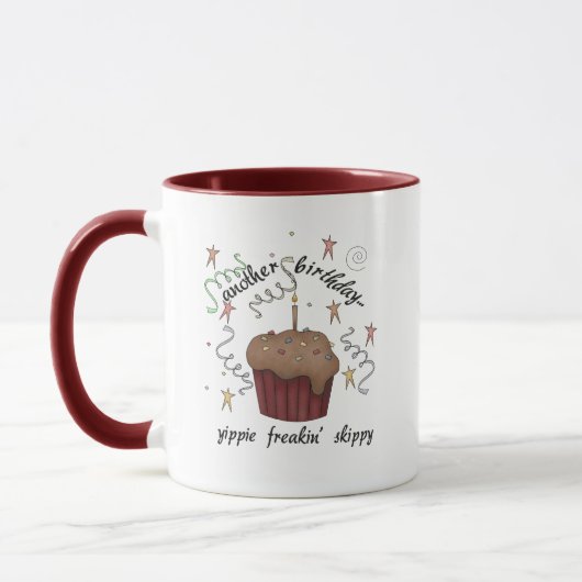 Ein weiterer Geburtstag Yippie Freakin' Skippy-Tas Tasse (Links)