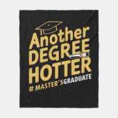 Ein weiterer Grad heißer Master-Abschluss Fleecedecke (Vorderseite)
