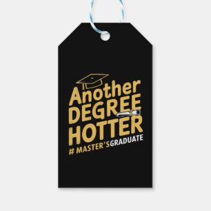 Ein weiterer Grad heißer Master-Abschluss Geschenkanhänger