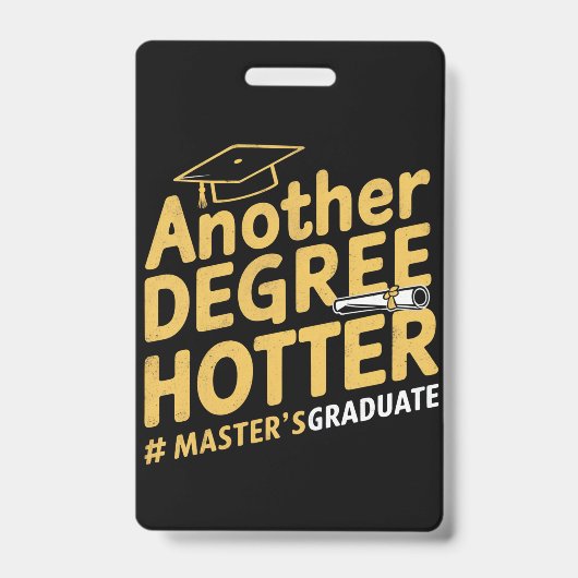 Ein weiterer Grad Hotter Master's Degree Abschluss Ausweis (Vorderseite)