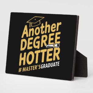 Ein weiterer Grad Hotter Master's Degree Abschluss Fotoplatte