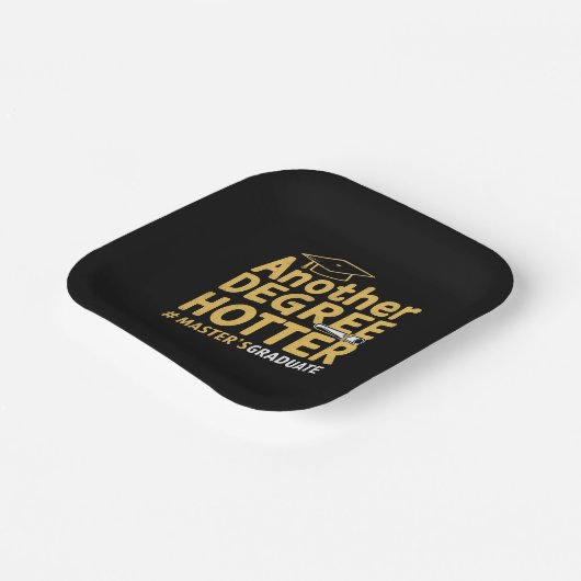 Ein weiterer Grad Hotter Master's Degree Abschluss Pappteller (Gewinkelt)