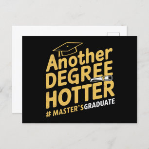 Ein weiterer Grad Hotter Master's Degree Abschluss Postkarte
