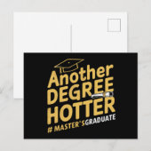 Ein weiterer Grad Hotter Master's Degree Abschluss Postkarte (Vorne/Hinten)