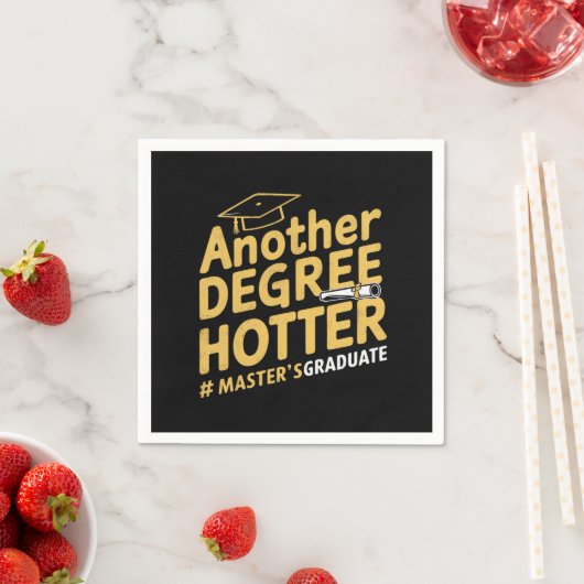 Ein weiterer Grad Hotter Master's Degree Abschluss Serviette (Beispiel)