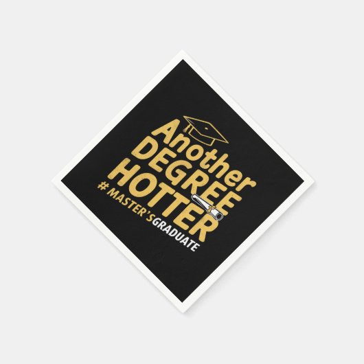 Ein weiterer Grad Hotter Master's Degree Abschluss Serviette (Ecke)