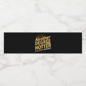 Ein weiterer Grad Hotter Master's Degree Abschluss Wasserflaschenetikett (Einzelnes Label)