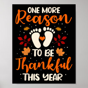 Ein weiterer Grund, eine dankbare Schwangerschaft Poster