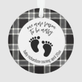 Ein weiterer Grund für die Ankündigung von froher  Ornament (Rückseite)