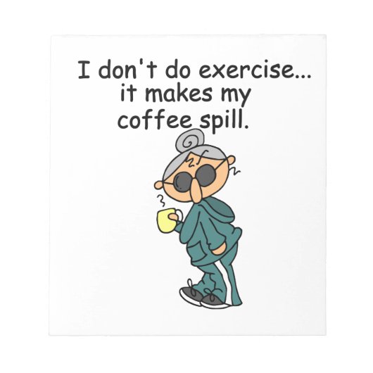 Ein weiterer Grund, nicht auszuüben Notizblock (Vorderseite)