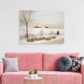 Ein weiterer harter Winter Leinwanddruck (Insitu (Wohnzimmer))