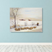 Ein weiterer harter Winter Leinwanddruck (Insitu (Holzboden))