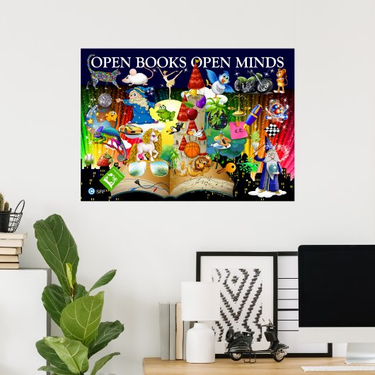 Ein weiterer Lehrer Lesen - Literaturplakat Poster (Heimbüro)