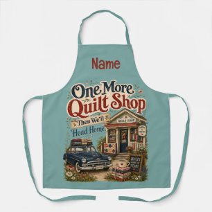 Ein weiterer Quilt-Shop im vintage Cottage-Stil Schürze