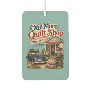 Ein weiterer Quilt-Shop Vintage Cottage Szene Autolufterfrischer