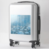 Ein weiterer Regentag Aufkleber (Koffer)