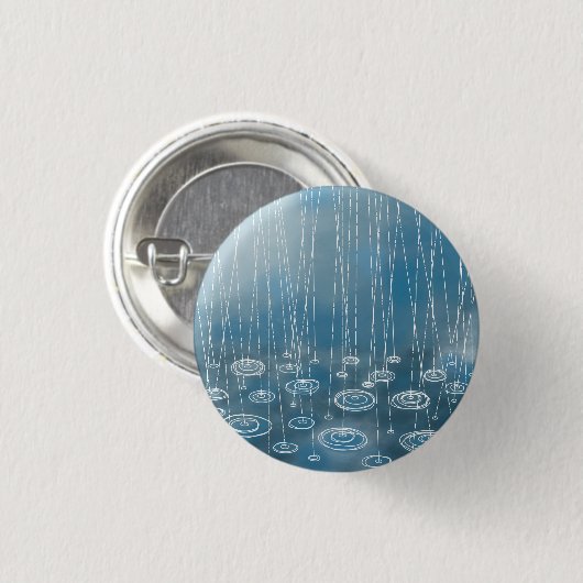 Ein weiterer Regentag Button (Vorne & Hinten)