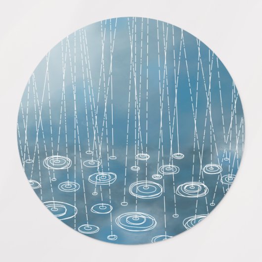 Ein weiterer Regentag Etiketten (Design 1)