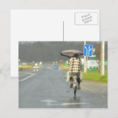 Ein weiterer regnerischer Tag in Ungarn 2008 Postkarte (Vorne/Hinten)