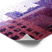 ein weiterer regnerischer Tag Poster (Ecke)