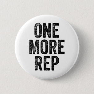 Ein weiterer Rep Gym Weightlifter Bodybuilder Button