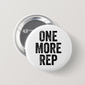 Ein weiterer Rep Gym Weightlifter Bodybuilder Button (Vorne & Hinten)