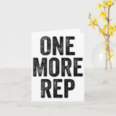 Ein weiterer Rep Gym Weightlifter Bodybuilder Karte (Gelbe Blume)