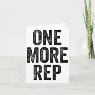 Ein weiterer Rep Gym Weightlifter Bodybuilder Karte