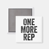 Ein weiterer Rep Gym Weightlifter Bodybuilder Magnet (Vorderseite/Rückseite)