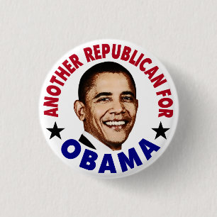 Ein weiterer Republikaner Für Obama Button