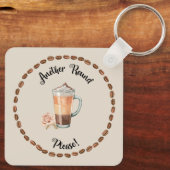 Ein weiterer runder, sonniger Schlüsselanhänger fü (Rückseite)