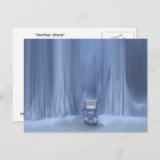 Ein weiterer Sturm Postkarte (Vorne/Hinten)