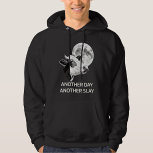 Ein weiterer Tag, ein weiterer Sieg, Kuh-Mond Moti Hoodie