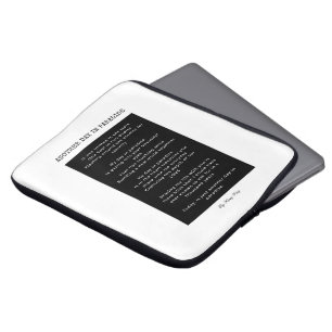 Ein weiterer Tag im Paradies Liebe Gedicht Wandkun Laptopschutzhülle