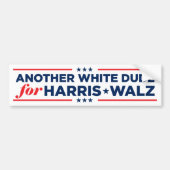 Ein weiterer weißer Typ für Harris Walz 2024 Autoaufkleber (Vorne)