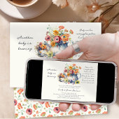 Ein weiteres Baby ist das Brennen von Teekanne Spr Einladung