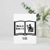 Ein weiteres Buch von John Vers 1:2 Postkarte (Stehend Vorderseite)