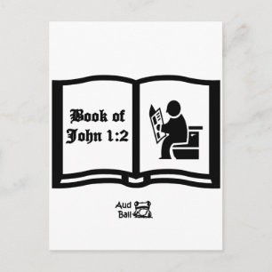 Ein weiteres Buch von John Vers 1:2 Postkarte