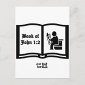 Ein weiteres Buch von John Vers 1:2 Postkarte (Vorderseite)