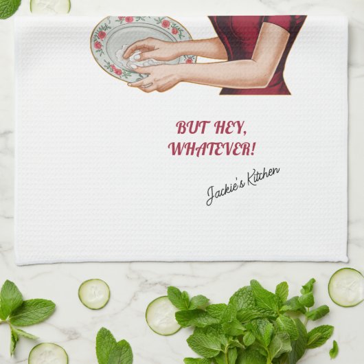 Ein weiteres Gericht wird Ihr Leben nicht veränder Geschirrtuch (Gefaltet)