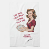 Ein weiteres Gericht wird Ihr Leben nicht veränder Geschirrtuch (Vertikal)