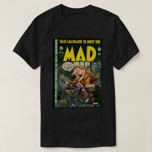 EIN WEITERES GROSSES VINTAG MAD MAGAZIN T-Shirt (Design vorne)