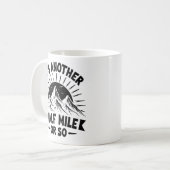 Ein weiteres halbes Kilometer Wandergeschenk Kaffeetasse (Vorderseite Links)