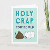 Ein weiteres Jahr abwischen | Funny Birthday Karte (Vorderseite)