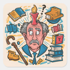 Ein weiteres Jahr älter, kein Wunder Quadratischer Aufkleber