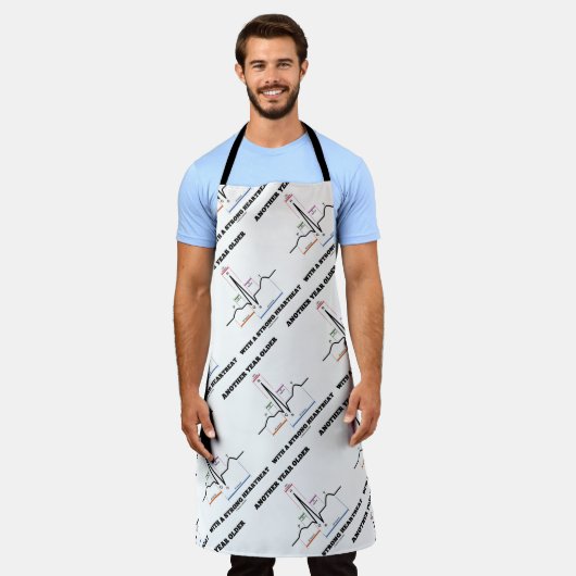 Ein weiteres Jahr älter mit einem starken Herzschl Schürze (Getragen)