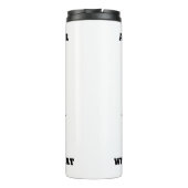 Ein weiteres Jahr älter mit einem starken Herzschl Thermosbecher (Rückseite)