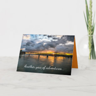 Ein weiteres Jahr der Abenteuer Geburtskarte Karte