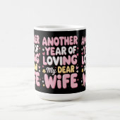 Ein weiteres Jahr der Liebe - Romantischer Jahrest Kaffeetasse (Mittel)
